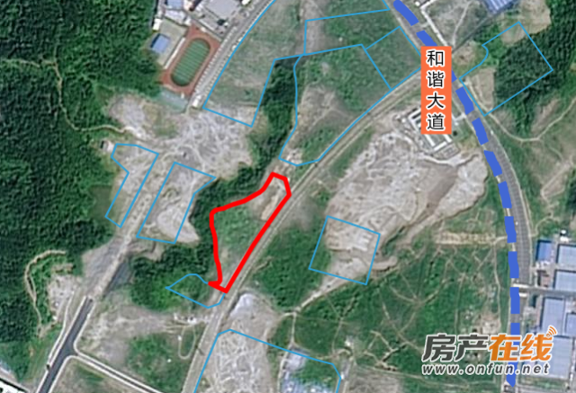这三宗地距离较近,和谐大道,龙门大道,航空路,花园街穿插其中