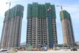 7号楼已建至31层 榜样大盘兴丽城8月工程进度