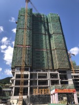汇通金港6月工程进度：1#封顶，2、3#建至23层